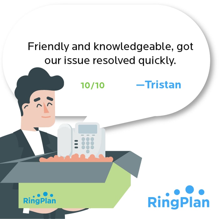 Friendly and knowledgeable, got our issue resolved quickly. 10/10 —Tristan